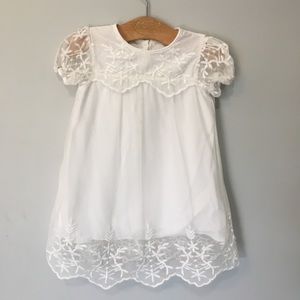 H and M white lace dress.